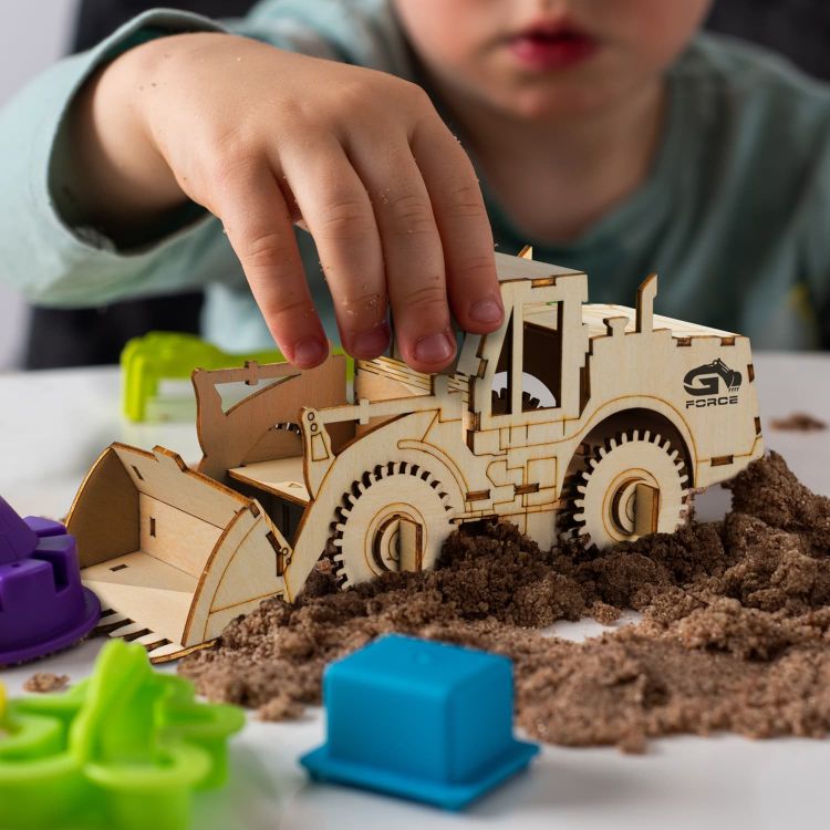 Picture of BRANDCRAFT Wheel Loader Wooden Model