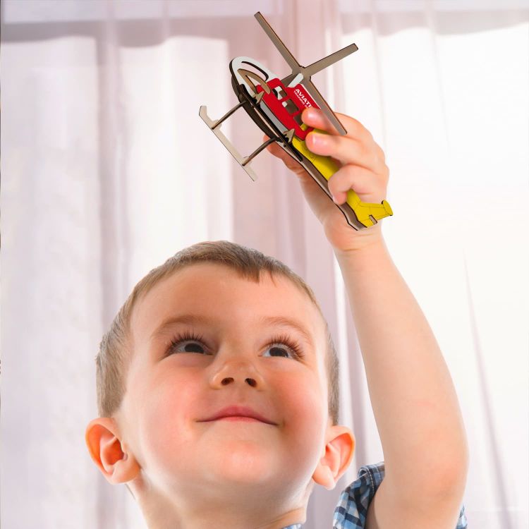 Picture of BRANDCRAFT Helicopter Wooden Model