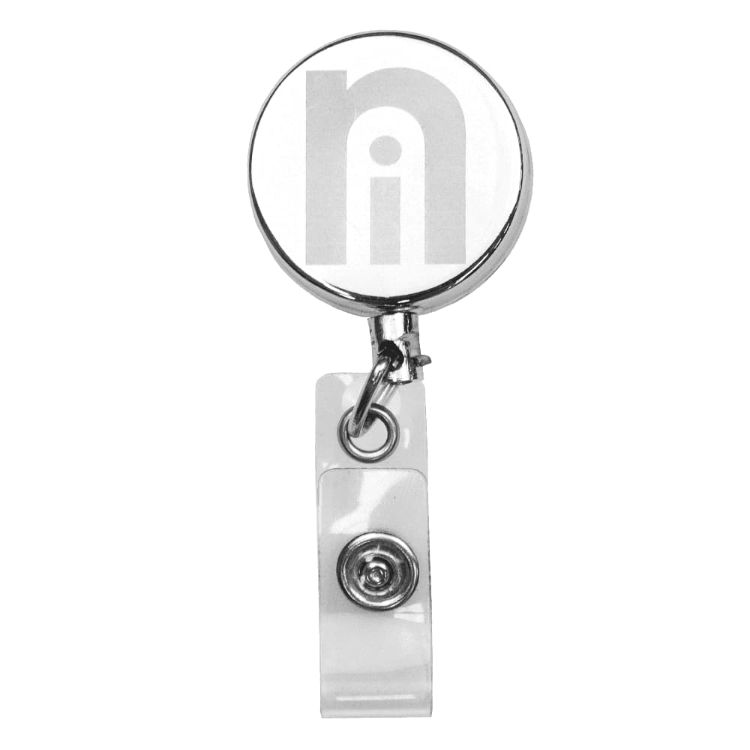 Picture of Metal Zip Pull Badge Holder