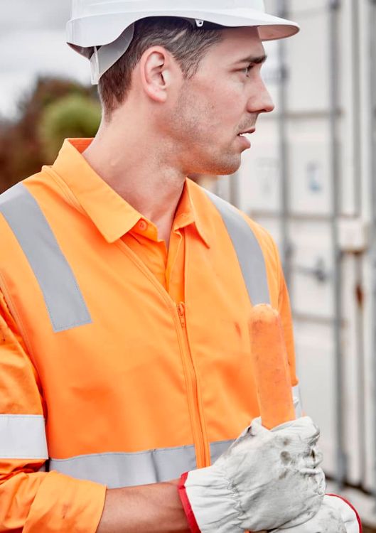 Picture of Unisex Hi Vis VIC Rail Zip Vest