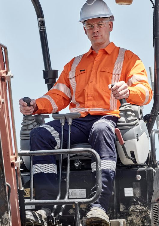 Picture of Mens Hi Vis X Back Shirt - Segmented Tape