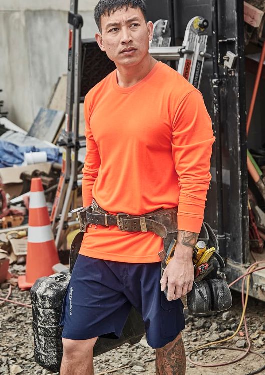 Picture of Mens Hi Vis Long Sleeve Tee