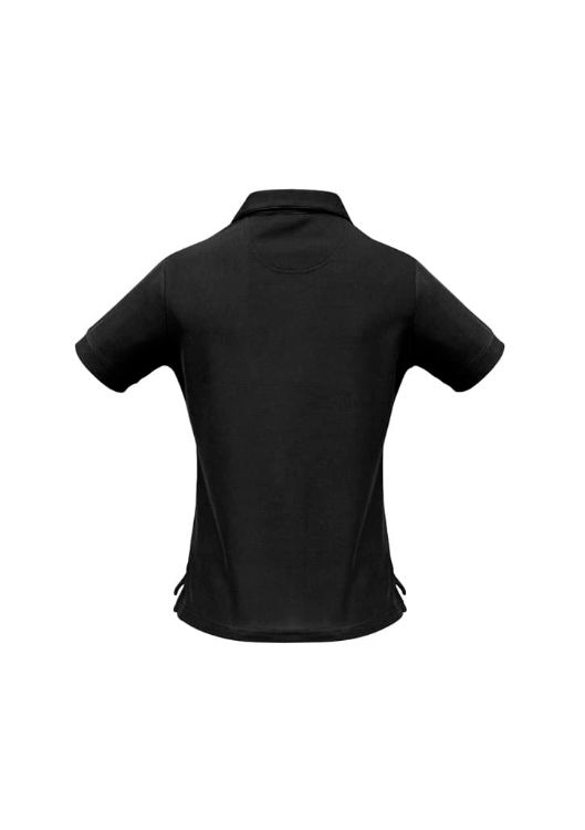 Picture of Womens Micro Waffle Short Sleeve Polo