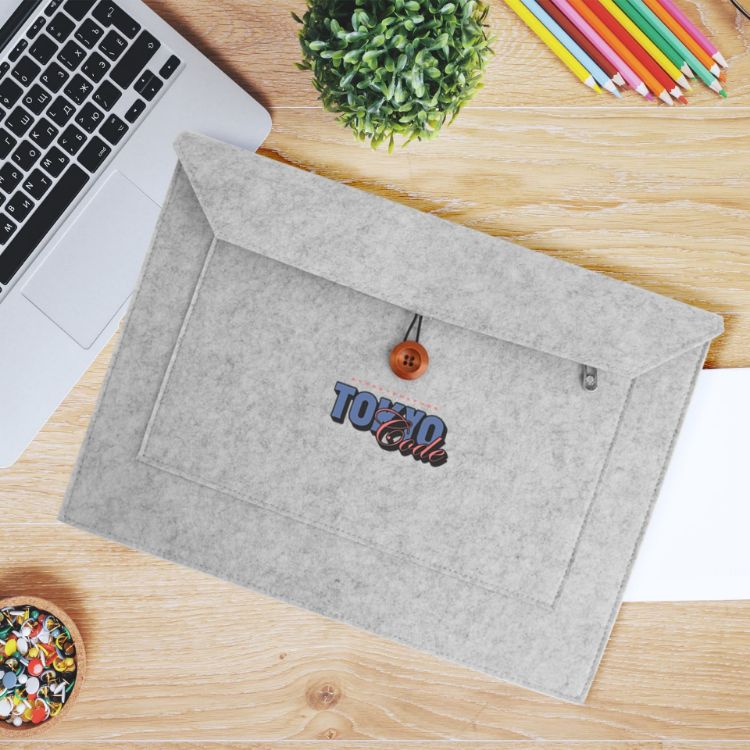 Picture of Custom Felt Laptop Bag
