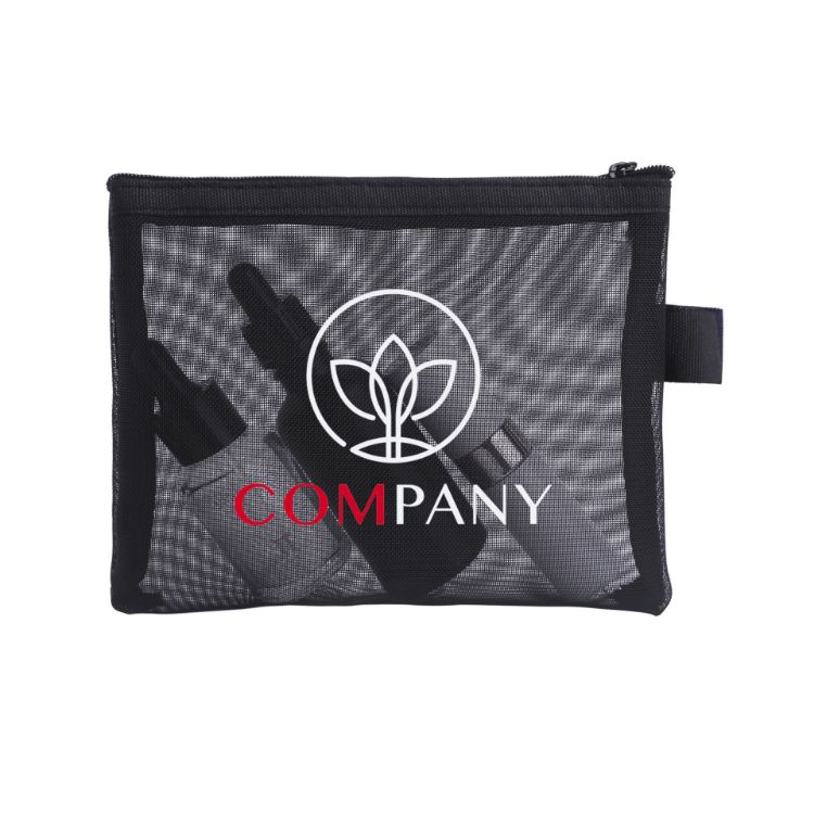 Picture of Nylon Mesh Flat Cosmetic Bag