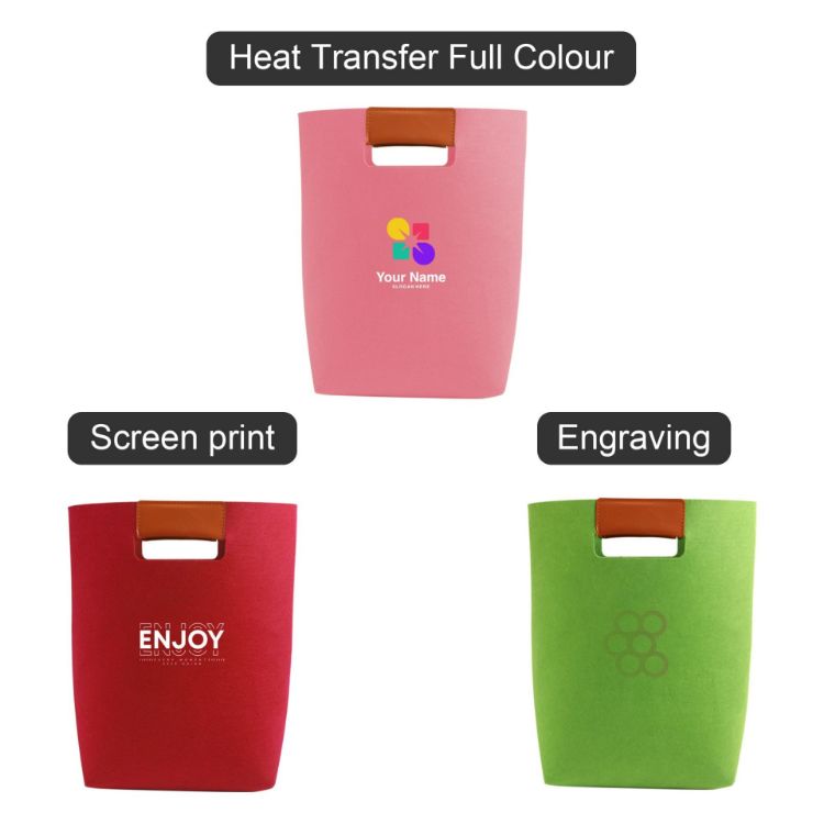Picture of Elegant Felt Carrying Tote Bag