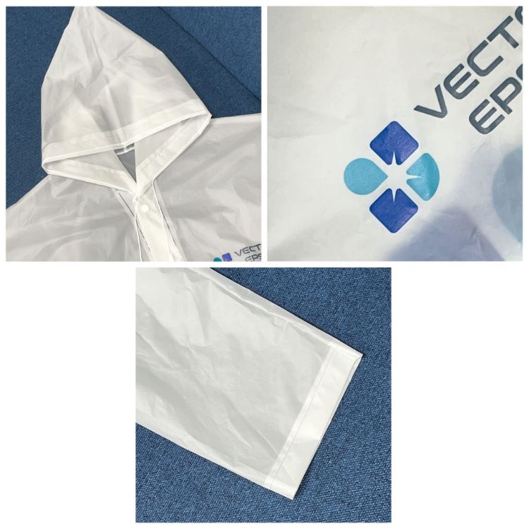Picture of Reusable Adult EVA Digital Print Raincoat