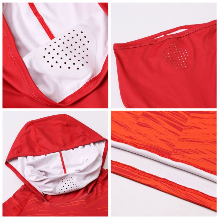 Picture of Men's Polyester Spandex Sublimated Sun Protection Hoodie
