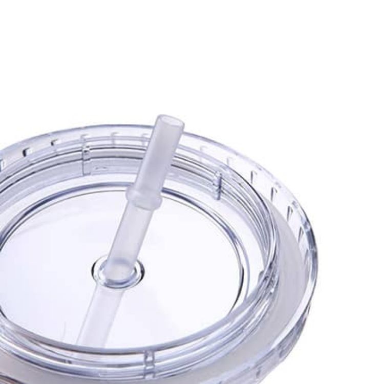 Picture of 16oz Plastic Cups with Lids & Straws