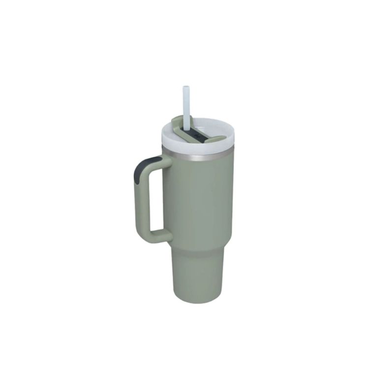 Picture of 1.2L Stainless Steel Tumbler with Lid and Straw