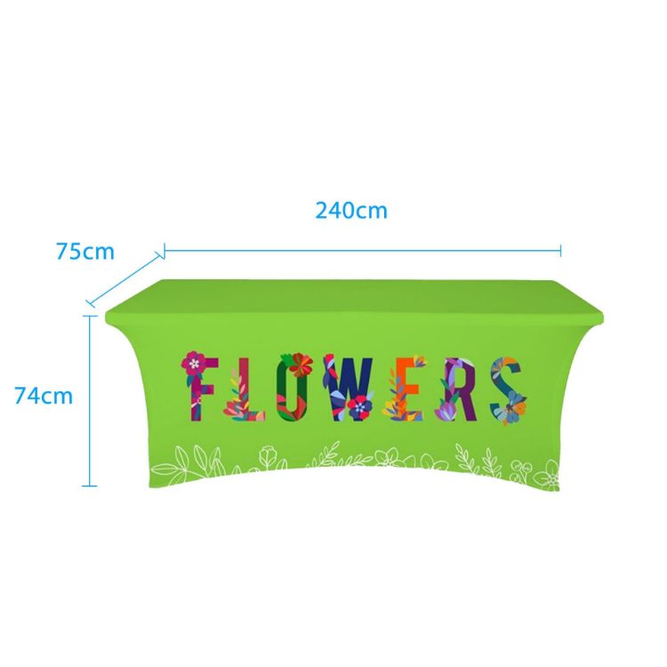 Picture of Stretch Table Covers with Open Back * 8ft