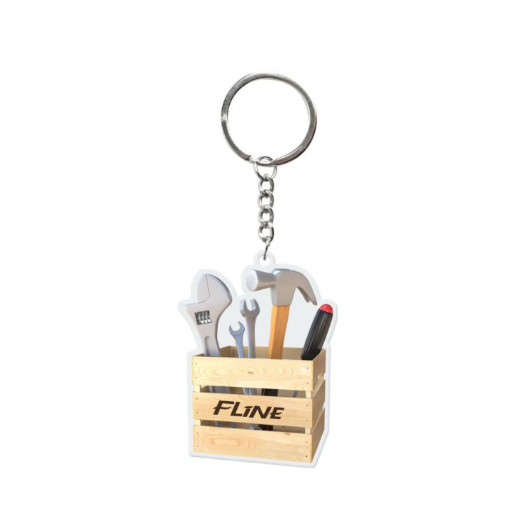 Picture of Custom Shape Acrylic Keyring