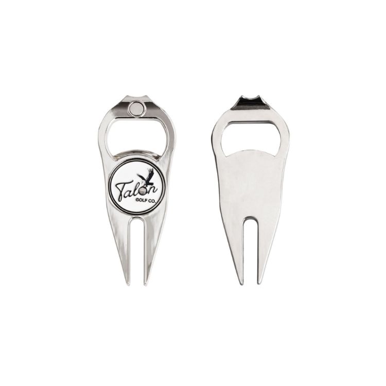 Picture of Golf Divot with Ball Marker and Bottle Opener