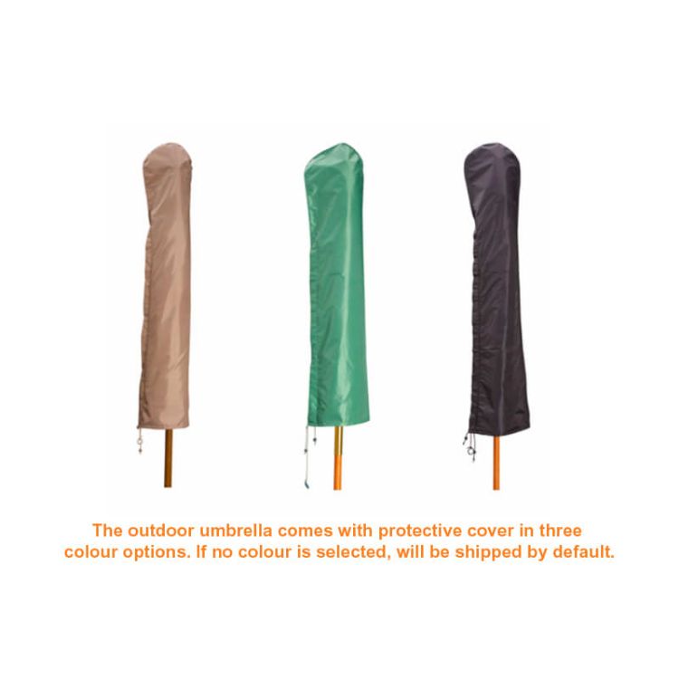 Picture of 2.5x2.5m Wind-resistant Square Stock Colour Outdoor Umbrella