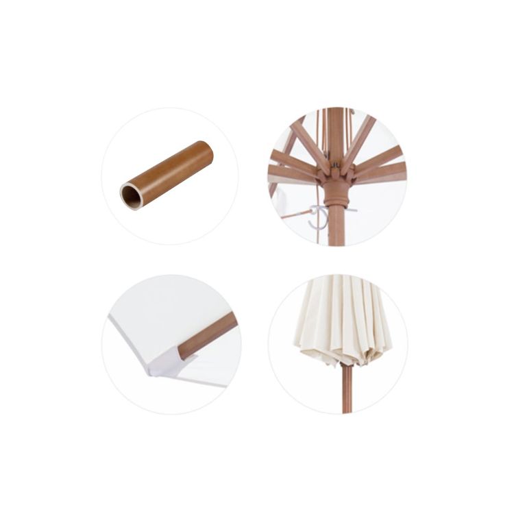 Picture of 2x2m Wind-resistant Square Stock Colour Outdoor Umbrella