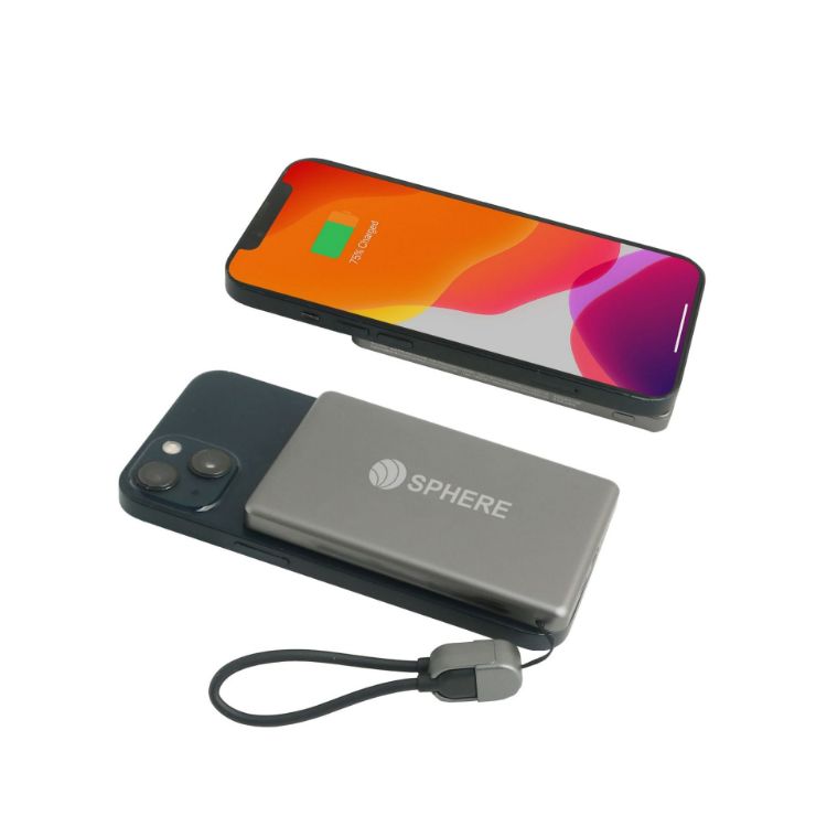 Picture of 5000mAh Aluminum Magnetic Power Bank