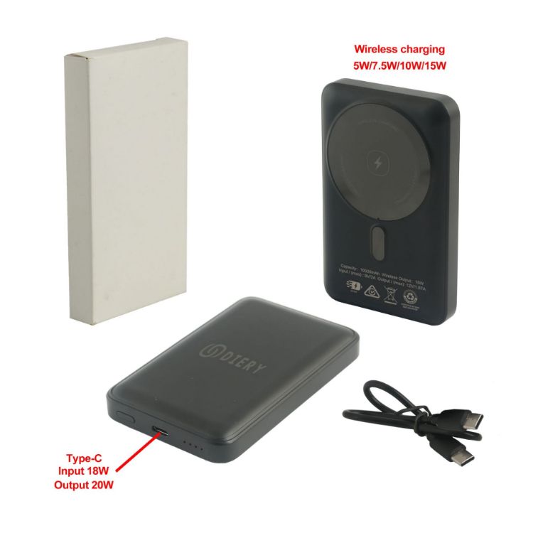 Picture of 10000mAh Full Colour Print Magnetic Power Bank