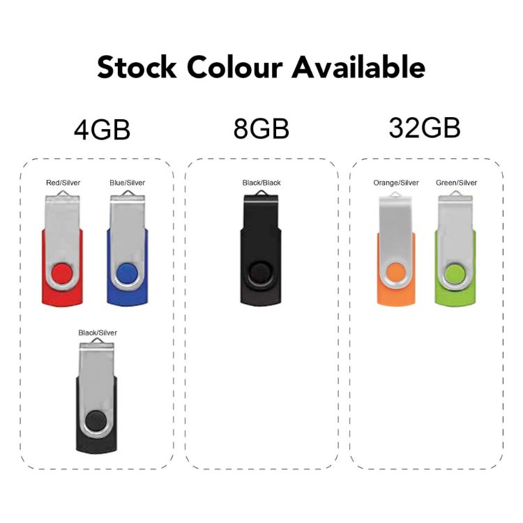 Picture of Belton Swivel Flash Drive