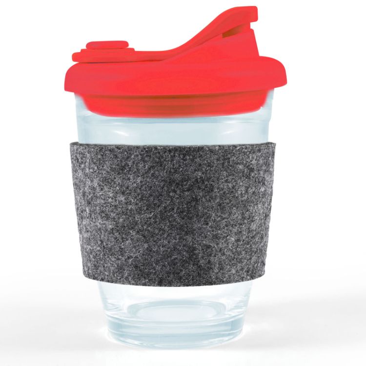 Picture of Vienna Coffee Cup / Snap Lid / RPET Band