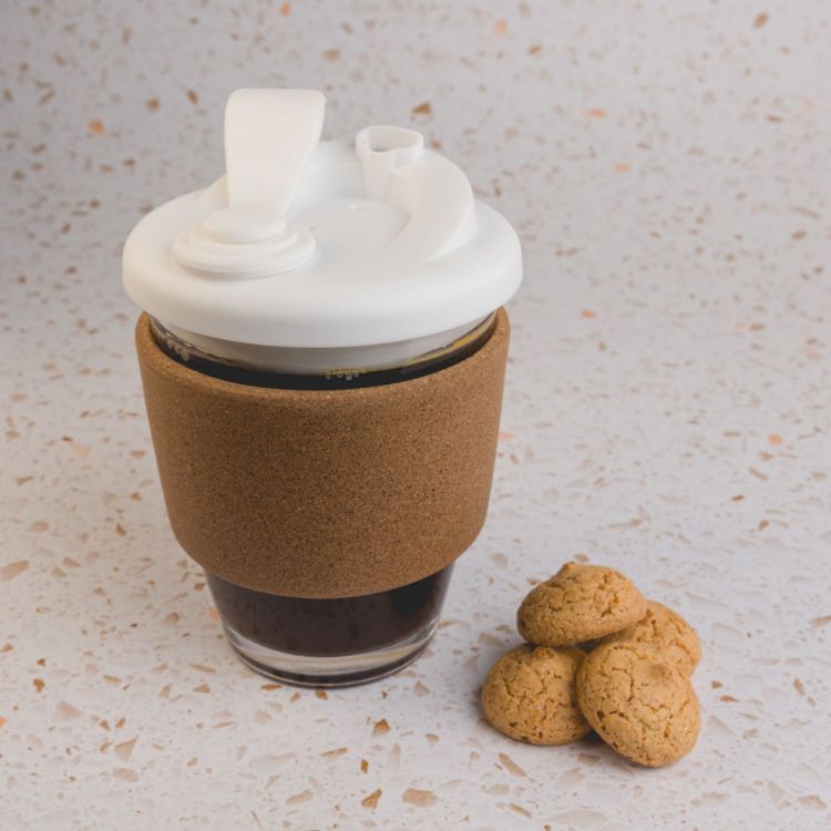 Picture of Vienna Coffee Cup / Snap Lid / Cork Band