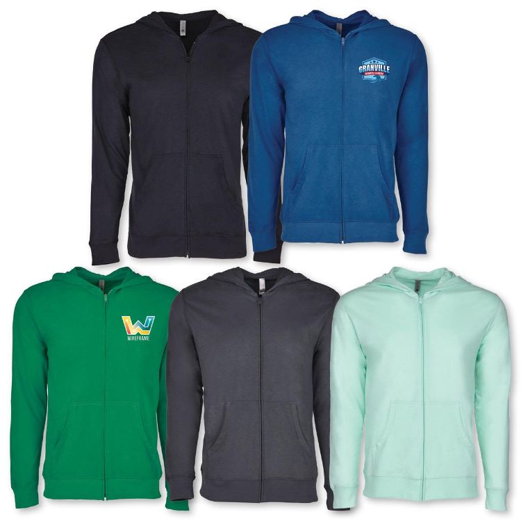 Picture of Unisex Sueded Zip Hoody