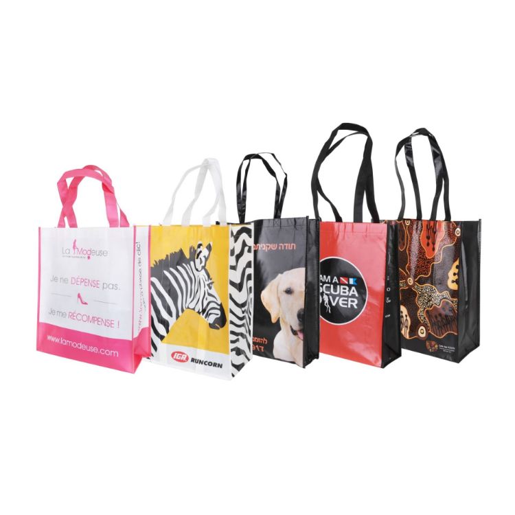 Picture of Full Colour Non Woven Bag with Large Gusset