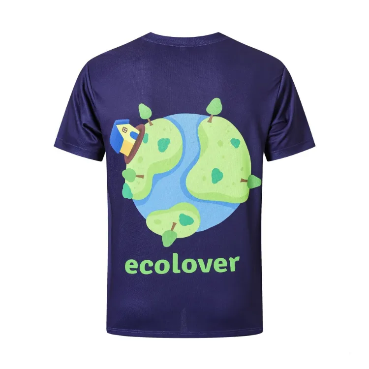 Picture of Unisex Adults RPET Sublimated V-collar Tee Shirt