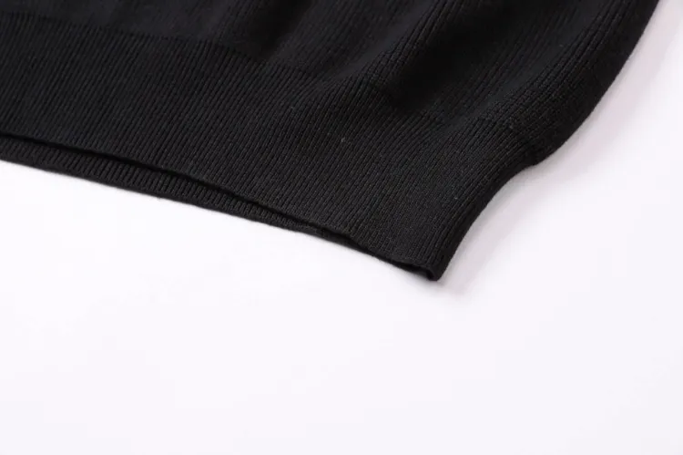 Picture of Unisex Cotton Spandex V-Neck Knitted Vest