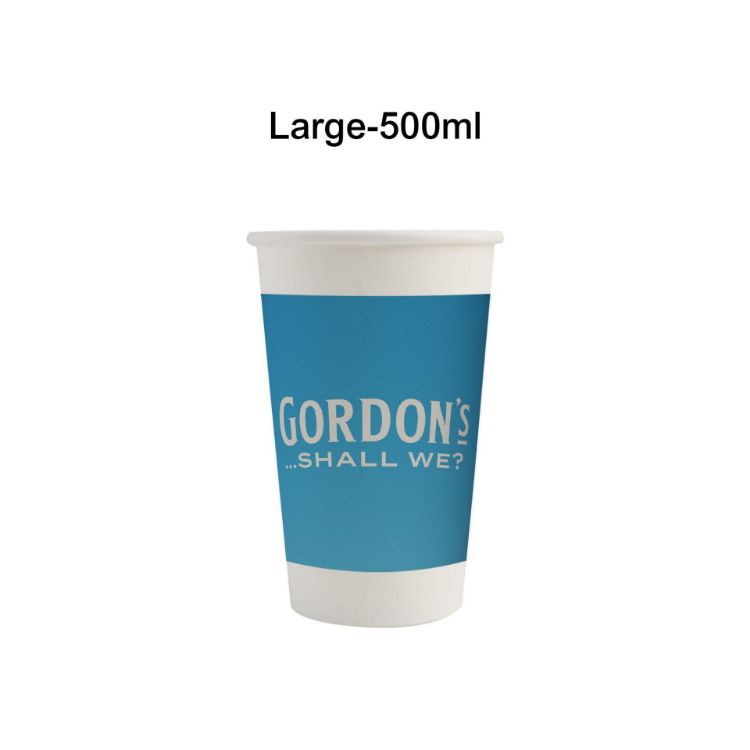 Picture of Home Compostable Aqueous Single Wall Paper Cups