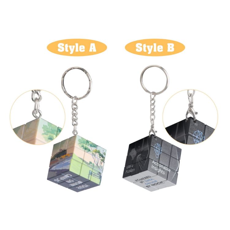 Picture of Puzzle Cubes 3x3 Keyrings
