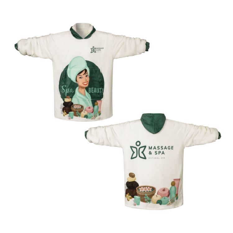 Picture of Unisex Premium 100% Polyester Sublimated  Wearable Blanket