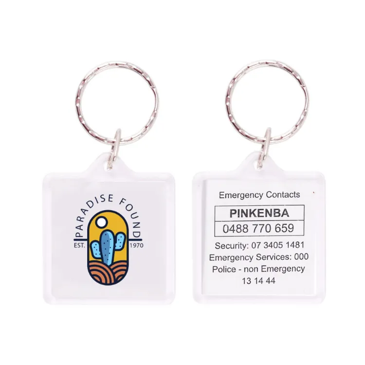 Picture of Square Acrylic Keyring