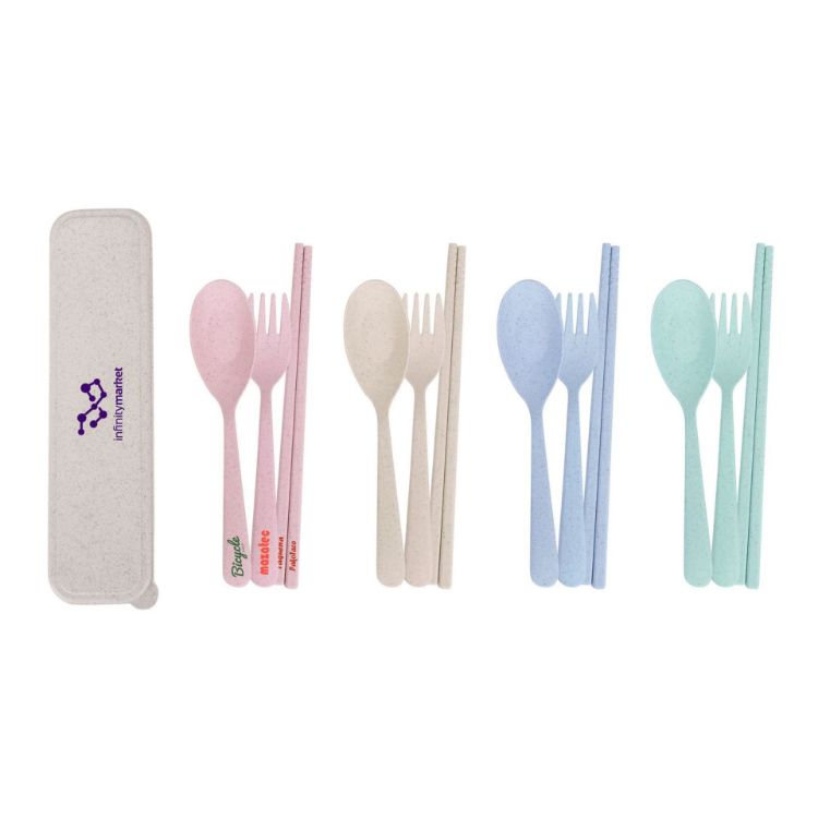 Picture of 3 pieces Portable Utensils Set