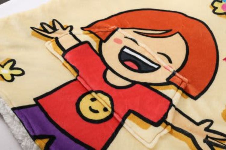 Picture of Kids' premium 100% Polyester Sublimated Wearable Blanket