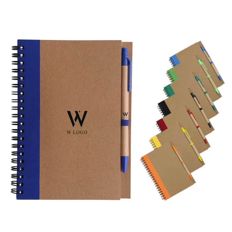 Picture of Kraft Notebook with Ballpoint Pen