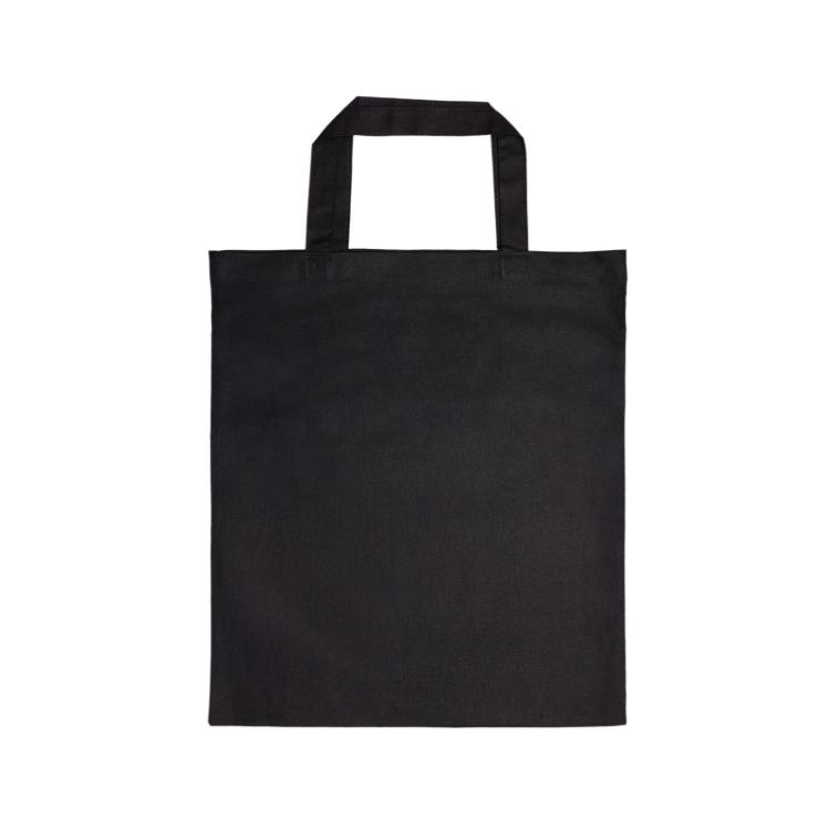 Picture of Coloured Cotton Short Handle Tote Bag