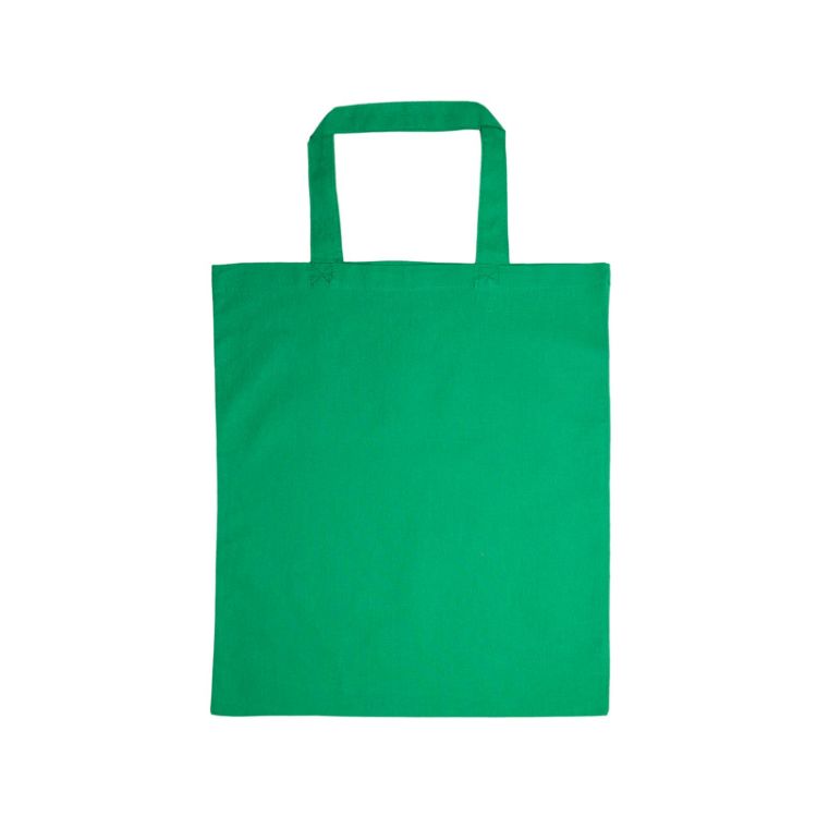 Picture of Coloured Cotton Short Handle Tote Bag