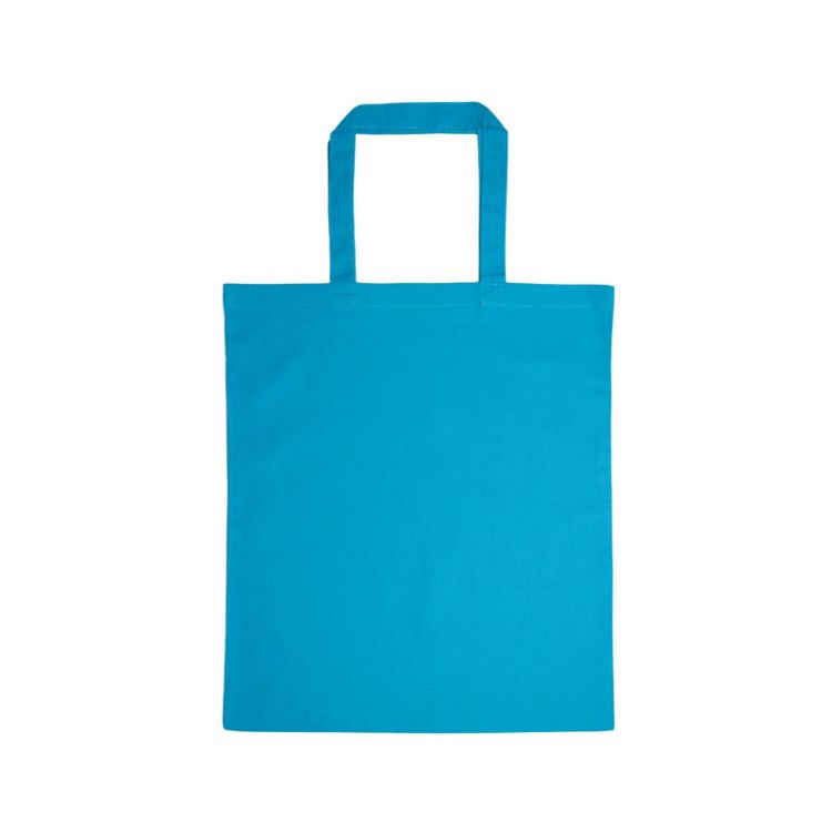 Picture of Coloured Cotton Short Handle Tote Bag