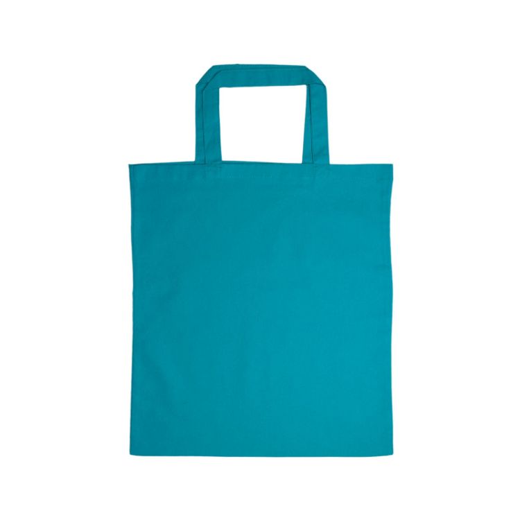 Picture of Coloured Cotton Short Handle Tote Bag