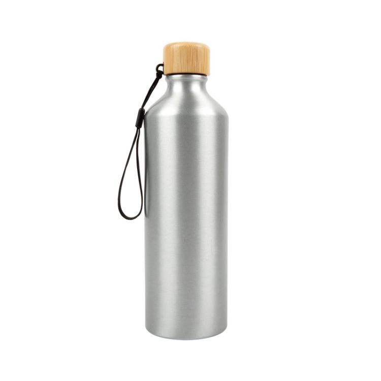 Picture of Gelato Aluminium Bottle with Bamboo Lid