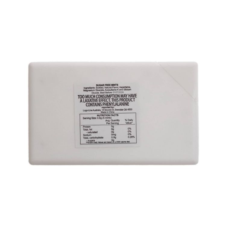 Picture of Rectangular Sugar Free Breath Mints