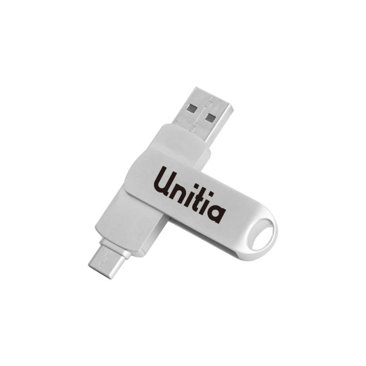 Picture of Double-end Swivel Type C Flash Drive