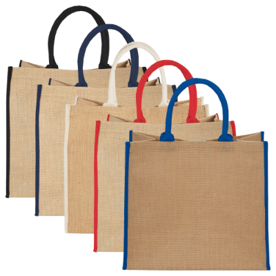 Show details for Large Jute Tote 29L Picture of Large Jute Tote 29L