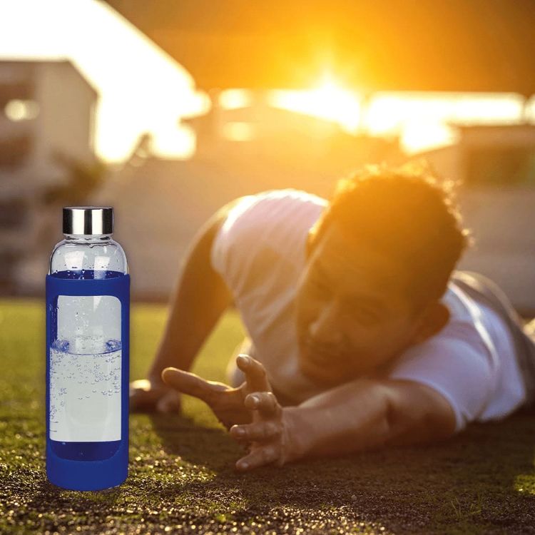 Picture of Glass Bottle w/ Silicone Cover 500ml