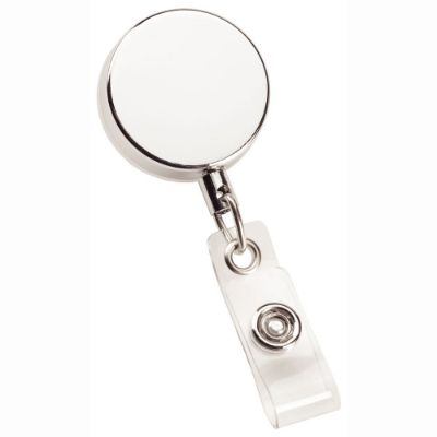 Show details for Metal Zip Pull Badge Holder Picture of Metal Zip Pull Badge Holder