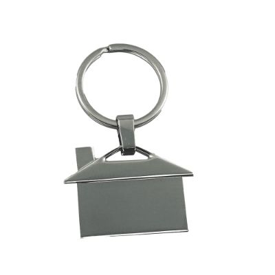 Show details for House Shaped Metal Keyring Picture of House Shaped Metal Keyring