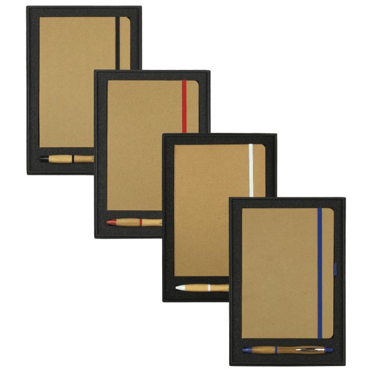 Picture of Gift Set w/ JB1022 Colour Bound Journal & 4104 Nash Bamboo Pen