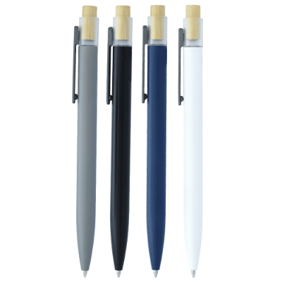 Show details for Recycled Aluminium Pen w/ Bamboo Clicker Picture of Recycled Aluminium Pen w/ Bamboo Clicker