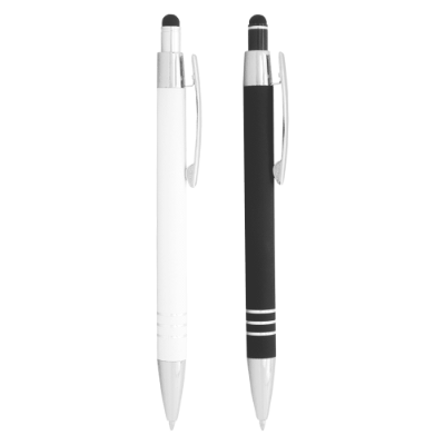 Show details for Lyon Click Action Ballpoint Pen w/ Stylus Picture of Lyon Click Action Ballpoint Pen w/ Stylus