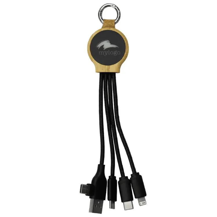 Picture of 16.5cm Recycled 6-In-1 Charging Cable